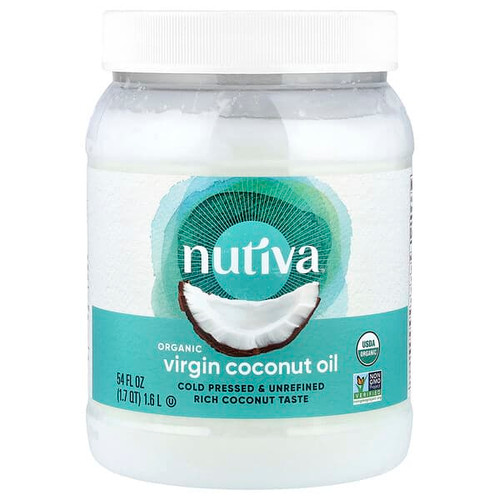 <img alt="Nutiva, Organic Virgin Coconut Oil, 54 fl oz (1.6 l)" title="Nutiva, Organic Virgin Coconut Oil, 54 fl oz (1.6 l),692752200052"