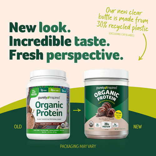 <img alt="Purely Inspired, Organic Protein Powder, Rich Decadent Chocolate, 1.25 lbs (560 g)" title="Purely Inspired, Organic Protein Powder, Rich Decadent Chocolate, 1.25 lbs (560 g),631656603804"