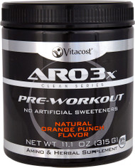 ARO-Vitaco 3X Clean Series Pre-Workout Concentrate Natural Orange Punch -- 11.1 oz