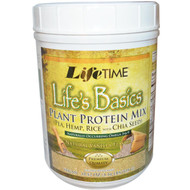 Lifetime Lifes Basics Plant Protein Mix Natural Vanilla - 18.52 oz