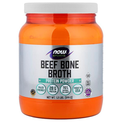 <img alt="NOW Foods, Sports, Beef Bone Broth Protein Powder, 1.2 lbs (544 g)" title="NOW Foods, Sports, Beef Bone Broth Protein Powder, 1.2 lbs (544 g),733739019608"