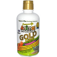 Natures Plus, Source of Life, Animal Parade, Gold Liquid, Natural Tropical Berry Flavor, 30 fl oz (887.10 ml)