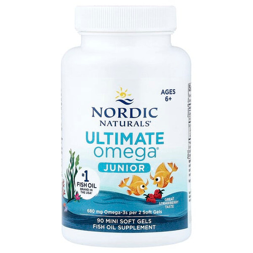 <img alt="Nordic Naturals, Ultimate Omega Junior, Ages 6+, Strawberry, 90 Mini Soft Gels (340 mg per Soft Gel)" title="Nordic Naturals, Ultimate Omega Junior, Ages 6+, Strawberry, 90 Mini Soft Gels (340 mg per Soft Gel),768990017988"