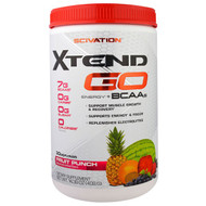 Scivation, Xtend GO, Energy + BCAAs, Fruit Punch, 14.39 oz (408 g)