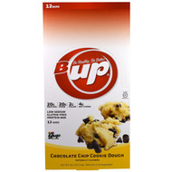 YUP, B Up Protein Bar, Chocolate Chip Cookie Dough, 12 Bars, 2.2 oz (62 g) Each