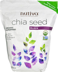 Nutiva Organic Chia Seed Black -- 32 oz