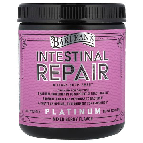<img alt="Barleans, Platinum Intestinal Repair, Mixed Berry, 6.35 oz (180 g)" title="Barleans, Platinum Intestinal Repair, Mixed Berry, 6.35 oz (180 g),705875800792"