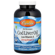 <img alt="Carlson, Wild Norwegian, Cod Liver Oil Gems, Low Vitamin A, Natural Lemon, 300 Soft Gels" title="Carlson, Wild Norwegian, Cod Liver Oil Gems, Low Vitamin A, Natural Lemon, 300 Soft Gels,088395013935"