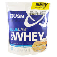 USN, BlueLab, 100% Whey Protein, Vanilla Ice Cream, 2 lbs (918 g)