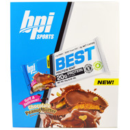 BPI Sports, Best Chocolate Bars, Chocolate Peanut Butter, 12 Bars,  2.29 oz (65 g) Each
