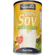 Naturade, 100% Soy Protein Booster, Natural Flavor, 29.6 oz (840 g)