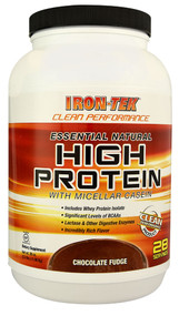 Iron-Tek Essential Protein Chocolate Fudge -- 25.2 oz