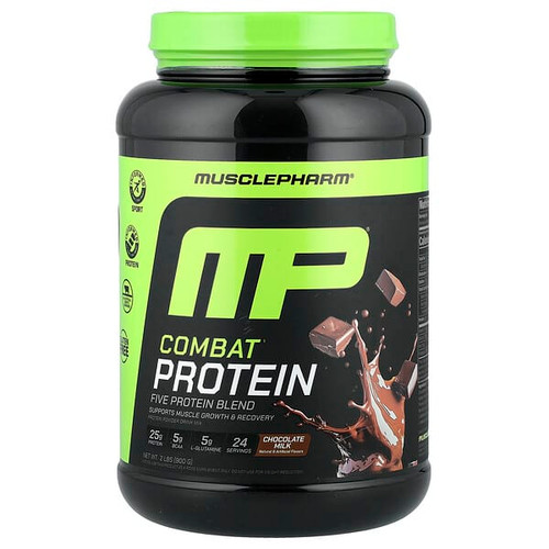 <img alt="MusclePharm, Combat Protein Powder, Chocolate Milk, 2 lbs (900 g)" title="MusclePharm, Combat Protein Powder, Chocolate Milk, 2 lbs (900 g),736211050977"