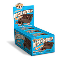 Lenny & Larrys, Muscle Brownie, Triple Chocolate, 12 Brownies, 2.29 oz (65 g) Each