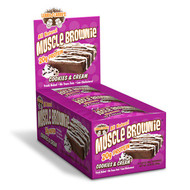 Lenny & Larrys, Muscle Brownie, Cookies & Cream, 12 Brownies, 2.82 oz (80 g) Each