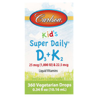 <img alt="Carlson, Kids Super Daily D3 + K2, 0.34 fl oz (10.16 ml)" title="Carlson, Kids Super Daily D3 + K2, 0.34 fl oz (10.16 ml),088395105302"