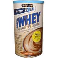 Biochem, 100% Whey Protein, Sugar Free, Chocolate Flavor, 12.5 oz (355 g)