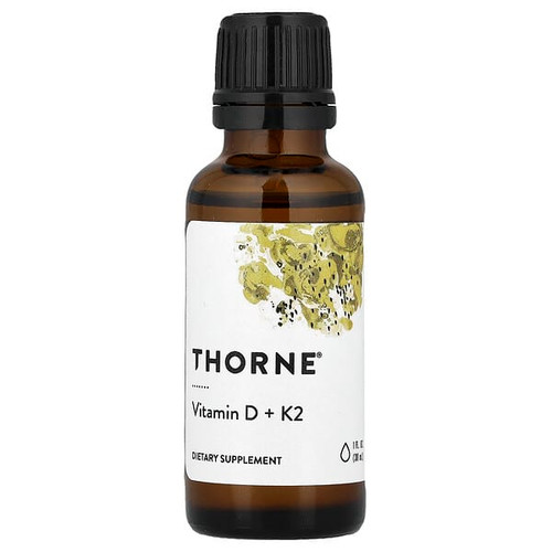 <img alt="Thorne, Vitamin D + K2, 1 fl oz (30 ml)" title="Thorne, Vitamin D + K2, 1 fl oz (30 ml),693749500018"