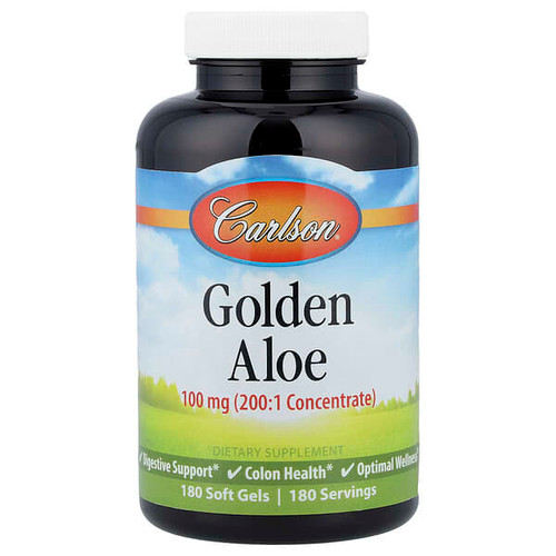 <img alt="Carlson, Golden Aloe, 100 mg, 180 Soft Gels" title="Carlson, Golden Aloe, 100 mg, 180 Soft Gels,088395080524"