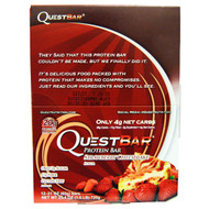 Quest Nutrition, QuestBar, Protein Bar, Strawberry Cheesecake, 12 Bars, 2.1 oz (60 g) Each