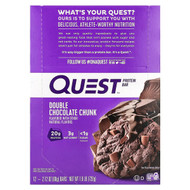 <img alt="Quest Nutrition, Protein Bar, Double Chocolate Chunk, 12 Bars, 2.12 oz (60 g) Each" title="Quest Nutrition, Protein Bar, Double Chocolate Chunk, 12 Bars, 2.12 oz (60 g) Each,888849000241"