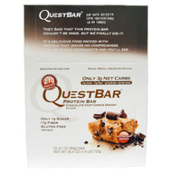 Quest Nutrition, Protein Bar, Chocolate Chip Cookie Dough, 12 Bars, 2.12 oz (60 g) Each