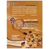 Quest Nutrition, Protein Bar, Oatmeal Chocolate Chip, 12 Bars, 2.12 oz (60 g) Each