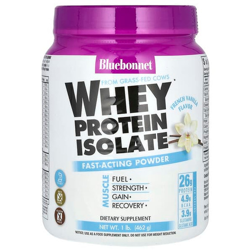 <img alt="Bluebonnet Nutrition, Whey Protein Isolate, French Vanilla, 1 lb (462 g)" title="Bluebonnet Nutrition, Whey Protein Isolate, French Vanilla, 1 lb (462 g),743715015647"