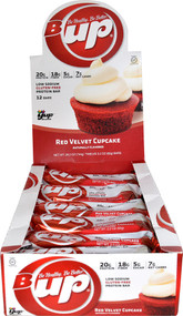 YUP, B UP Protein Bar, Red Velvet Cupcake, 12 Bars, 2.2 oz (62 g) Each