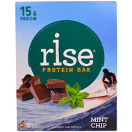 Rise Foods Whey Protein 15G Bar Gluten Free Mint Chip -- 12 Bars