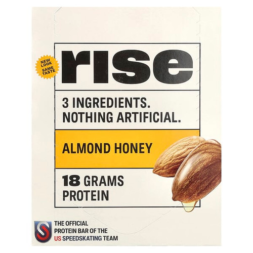 <img alt="Rise Bar, Protein Bar, Almond Honey, 12 Bars, 2.1 oz (60 g) Each" title="Rise Bar, Protein Bar, Almond Honey, 12 Bars, 2.1 oz (60 g) Each,690819308130"