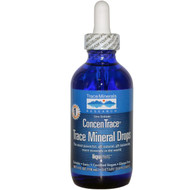 Trace Minerals Research, ConcenTrace, Trace Mineral Drops, Dropper Bottle, 4 fl oz (118 ml)