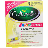 Culturelle, Kids, Daily Probiotic, Unflavored, 30 Single Serve Packets