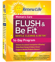 Renew Life Flush & Be Fit Womens Care Gentle Cleanse & Detox - 14 Daily Strip Packs
