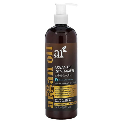 <img alt="artnaturals, Argan Oil & Vitamin E Shampoo, 16 fl oz (473 ml)" title="artnaturals, Argan Oil & Vitamin E Shampoo, 16 fl oz (473 ml),816820020681"