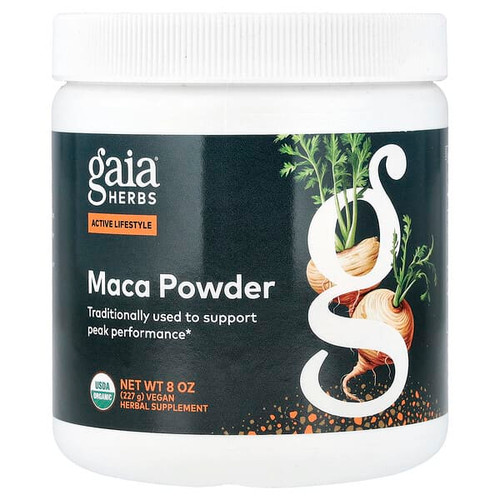 <img alt="Gaia Herbs, Maca Powder, 8 oz (227 g)" title="Gaia Herbs, Maca Powder, 8 oz (227 g),751063146739"