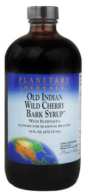 Planetary Herbals Old Indian Wild Cherry Bark Syrup -- 16 fl oz
