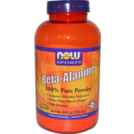 Now Foods, Sports, Beta-Alanine, Pure Powder, 17.6 oz (500 g)