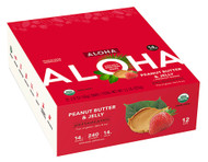 Aloha Organic Protein Bar Peanut Butter & Jelly - 12 Bars