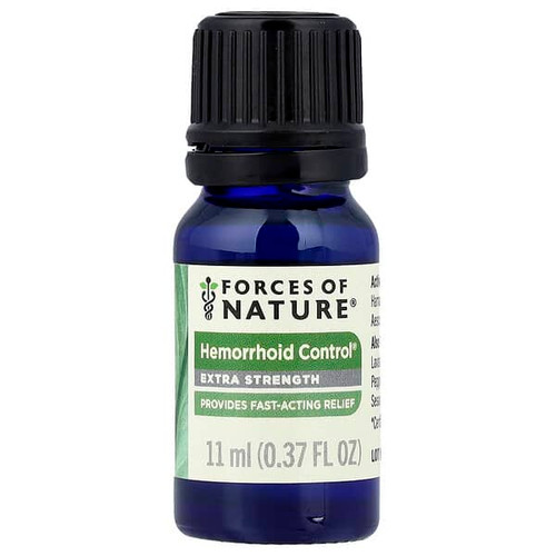 <img alt="Forces of Nature, Hemorrhoid Control, 0.37 fl oz (11 ml)" title="Forces of Nature, Hemorrhoid Control, 0.37 fl oz (11 ml),830743009011"