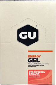 GU Energy Labs Energy Gel Strawberry Banana -- 24 Packets