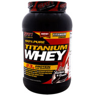 SAN Nutrition, 100% Pure Titanium Whey, Cookies & Cream, 33 oz (924 g)