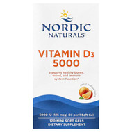 <img alt="Nordic Naturals, Vitamin D3 5000, Orange, 125 mcg (5,000 IU), 120 Mini Soft Gels" title="Nordic Naturals, Vitamin D3 5000, Orange, 125 mcg (5,000 IU), 120 Mini Soft Gels,768990015038"