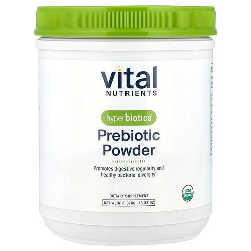 <img alt="Vital Nutrients, Hyperbiotics, Prebiotic Powder, 13.33 oz (378 g)" title="Vital Nutrients, Hyperbiotics, Prebiotic Powder, 13.33 oz (378 g),9506000116839"