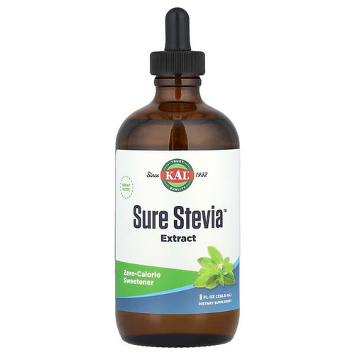 <img alt="KAL, Sure Stevia Extract, 8 fl oz (236.6 ml)" title="KAL, Sure Stevia Extract, 8 fl oz (236.6 ml),021245374978"