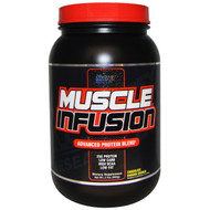 Nutrex Research Labs, Muscle Infusion, Advanced Protein Blend, Chocolate Banana Crunch, 2 lbs (908 g)