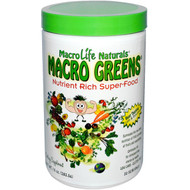 Macrolife Naturals, Macro Greens, Nutrient - Rich Superfoods, 10 oz (283.5 g)