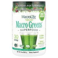 <img alt="Macrolife Naturals, Macro Greens, Superfood, 10 oz (283.5 g)" title="Macrolife Naturals, Macro Greens, Superfood, 10 oz (283.5 g),054139909000"
