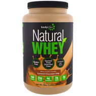 Bodylogix, Natural Whey Protein Powder, Caramel Chocolate Chip, 30 oz (840 g)