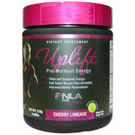 NLA for Her, Uplift, Pre-Workout Energy, Cherry Limeade, 0.46 lbs (210 g)